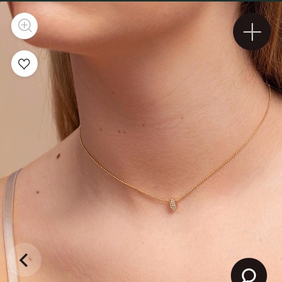 UNCOMMON JAMES BOHO GOLD DAINTY NECKLACE CHOKER BRUSHED GOLD VINTAGE GOLD ADJUST - Picture 10 of 12